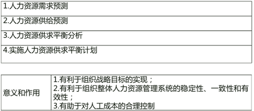 人力資源規(guī)劃及其供求預(yù)測