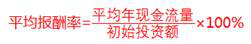 平均報酬率