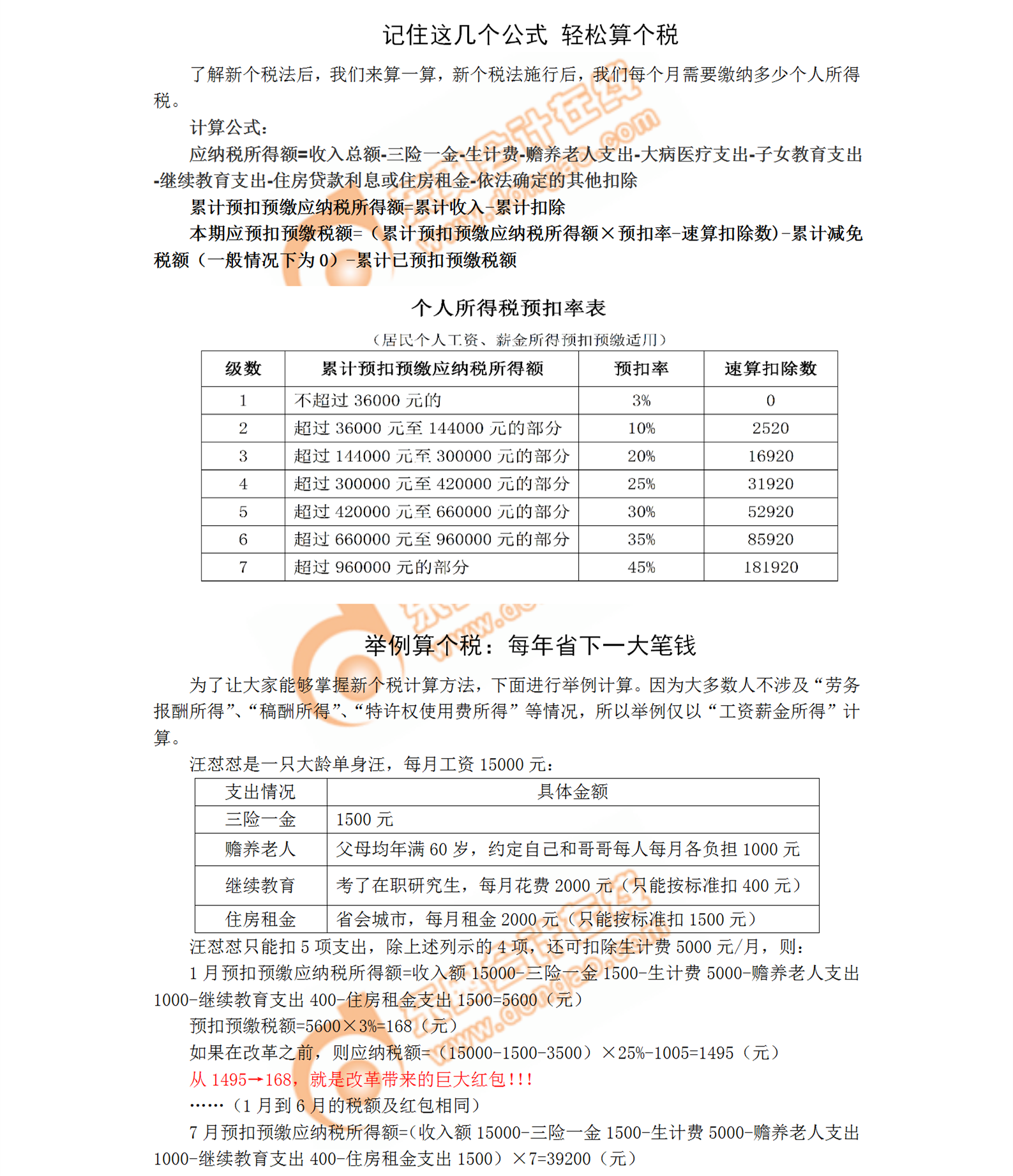 注會個(gè)稅解讀