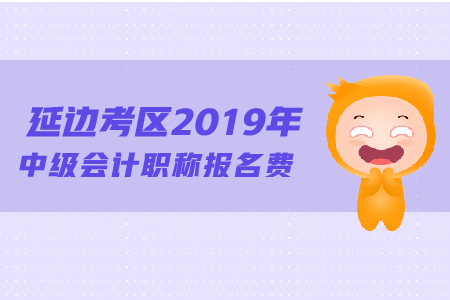 延邊考區(qū)2019年中級(jí)會(huì)計(jì)職稱報(bào)名費(fèi)是多少？