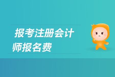 2019年報考注冊會計師的報名費是多少？