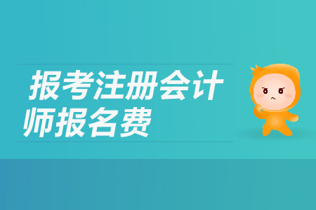 報(bào)考注冊(cè)會(huì)計(jì)師報(bào)名費(fèi)是多少？