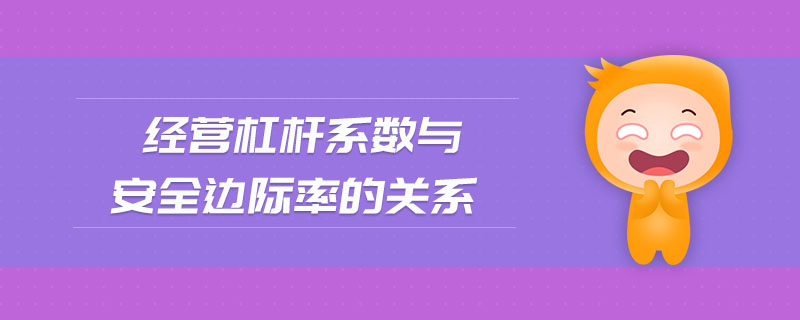 經(jīng)營(yíng)杠桿系數(shù)與安全邊際率的關(guān)系