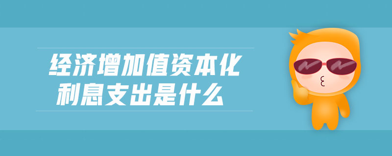 經(jīng)濟(jì)增加值資本化利息支出是什么
