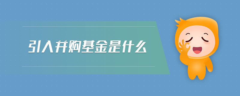 引入并購(gòu)基金是什么