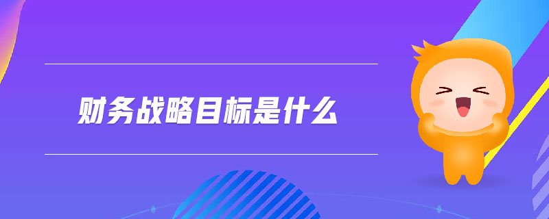 財務(wù)戰(zhàn)略目標(biāo)是什么