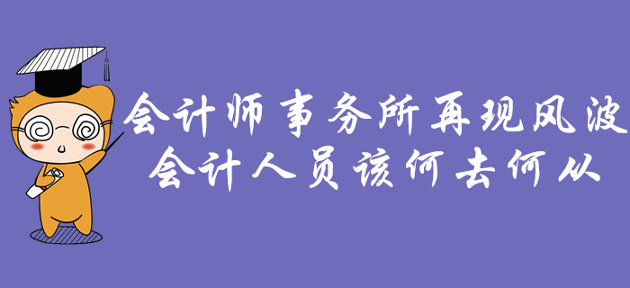 會(huì)計(jì)師事務(wù)所再現(xiàn)風(fēng)波，會(huì)計(jì)人員該何去何從？