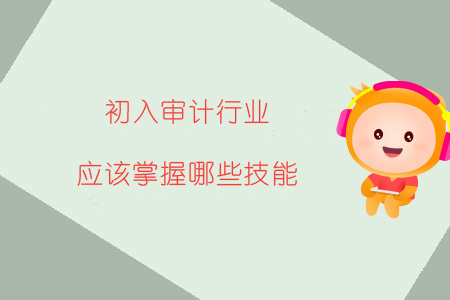 初入審計(jì)行業(yè)，應(yīng)該掌握哪些技能？