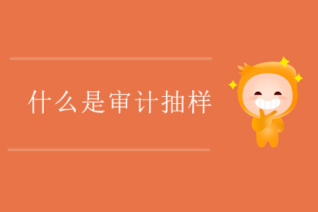 什么是審計抽樣？