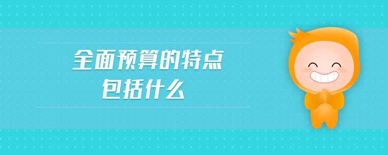 全面預(yù)算的特點(diǎn)包括什么