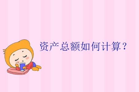 資產(chǎn)總額如何計算？