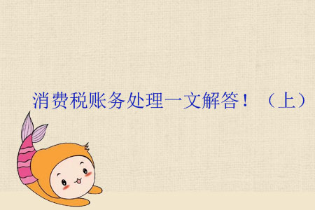 消費稅賬務處理一文解答?。ㄉ希? suffix=