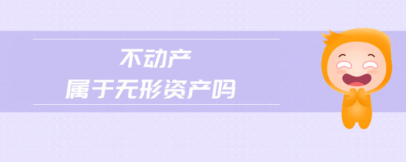 不動產(chǎn)屬于無形資產(chǎn)嗎