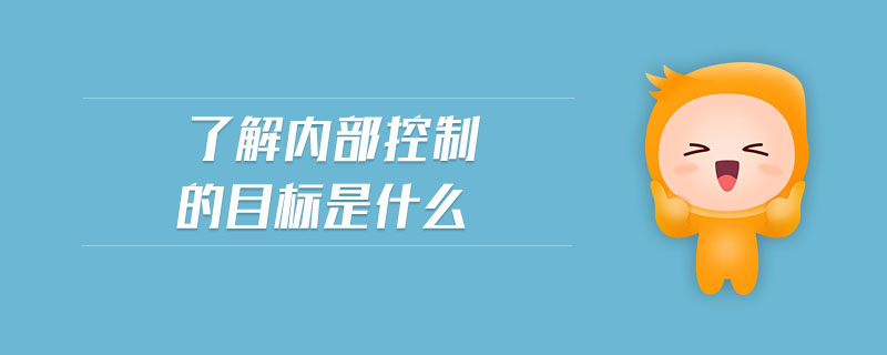 了解內(nèi)部控制的目標是什么