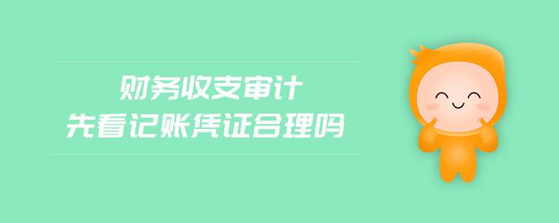 財務(wù)收支審計先看記賬憑證合理嗎