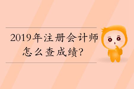 2019年注冊會計師怎么查成績？