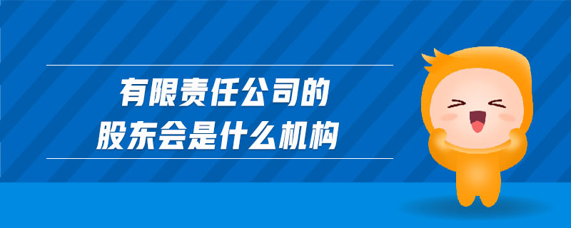 有限責任公司的股東會是什么機構