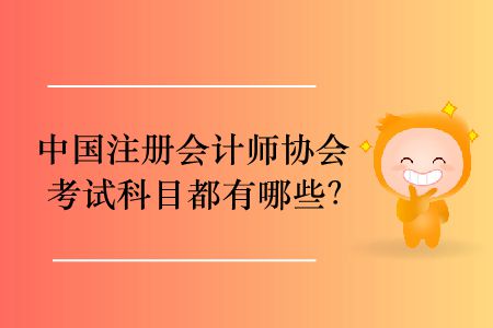 2020年中國注冊會計師協(xié)會考試科目都有哪些？