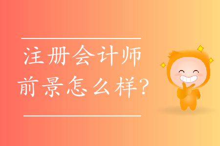 注冊(cè)會(huì)計(jì)師的前景怎么樣？