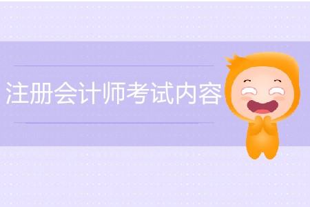2020年注冊(cè)會(huì)計(jì)師考試內(nèi)容都有哪些？