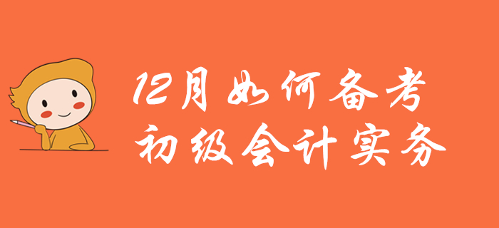 12月如何備考初級(jí)會(huì)計(jì)實(shí)務(wù)？看完本文你就懂了！