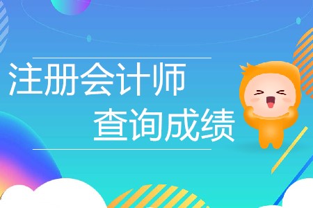 注冊會計師查詢成績時間哪天開始？