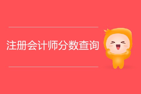 2019年注冊會計師分?jǐn)?shù)查詢具體時間是哪天？