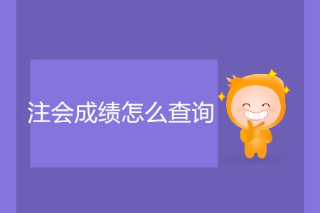 注會(huì)成績(jī)?cè)趺床樵兙唧w流程你知道嗎？