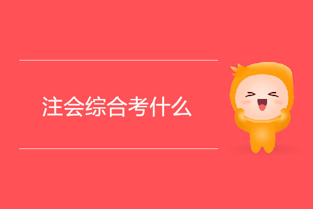 注會綜合考什么內(nèi)容你了解嗎？