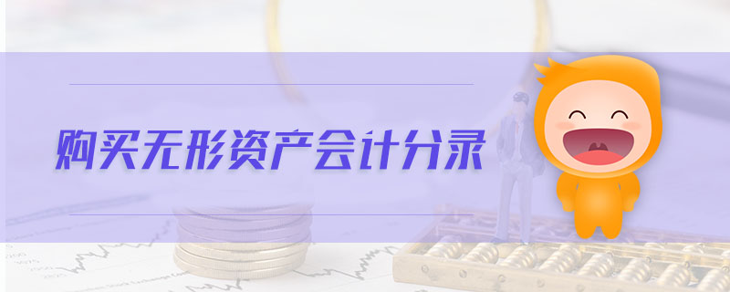 購買無形資產(chǎn)會計分錄