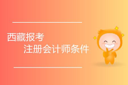 2020年西藏報考注冊會計師條件有哪些？