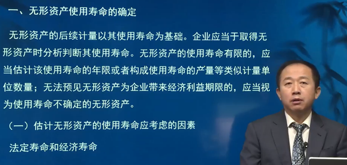 一、無形資產(chǎn)使用壽命的確定