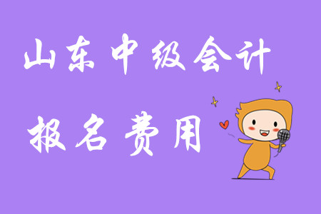 山東中級會計報名費用2020年公布了嗎？
