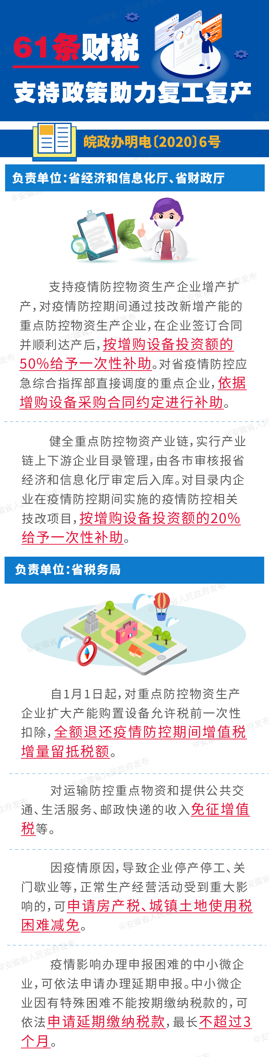 注冊會計師考生關(guān)注：61條財稅支持政策助力復(fù)工復(fù)產(chǎn)