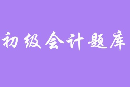 2020年初級會計有考試題庫嗎？
