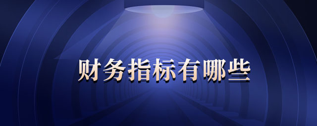 財務指標有哪些