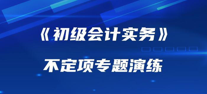 2020年《初級會計實務(wù)》不定項選擇專項練習(xí)