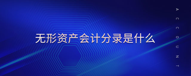 無形資產(chǎn)會(huì)計(jì)分錄是什么