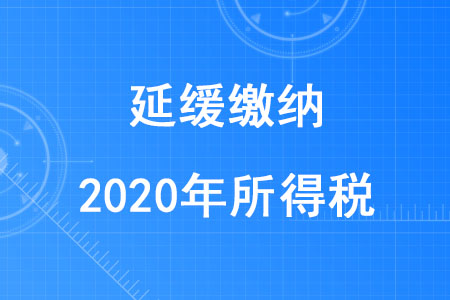 稅務師考生注意！部分企業(yè)和個體工商戶可延緩繳納2020年所得稅