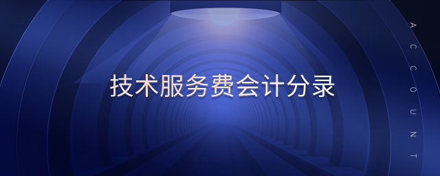 技術(shù)服務(wù)費(fèi)會(huì)計(jì)分錄