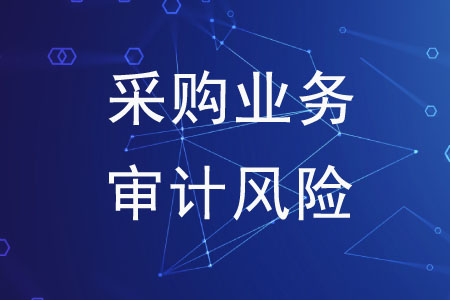 采購業(yè)務(wù)中常見的審計(jì)風(fēng)險(xiǎn)有哪些？
