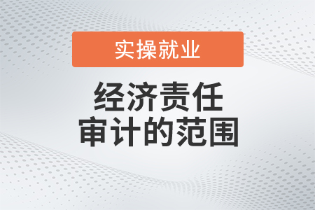 經(jīng)濟(jì)責(zé)任審計(jì)的范圍都是什么？