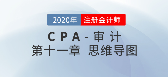 2020年注會《審計》第十一章思維導圖及自測習題