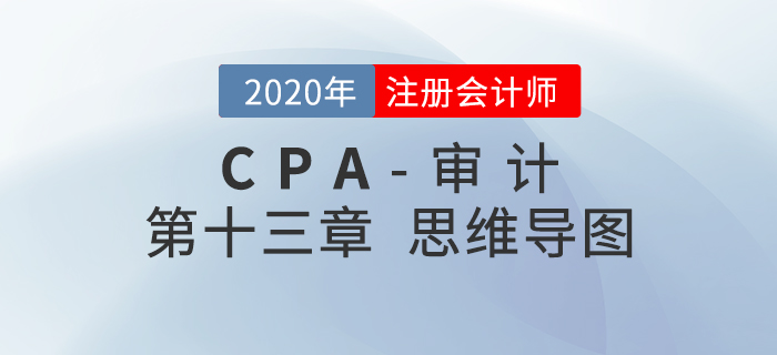 2020年注會《審計》第十三章思維導(dǎo)圖及自測習(xí)題