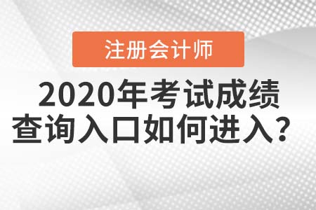 2020年中注協(xié)注冊(cè)會(huì)計(jì)師考試成績(jī)查詢?nèi)肟谌绾芜M(jìn)入？