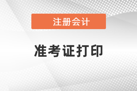 2021年江蘇省蘇州注會(huì)準(zhǔn)考證打印時(shí)間