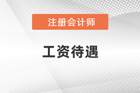 注冊會計師工資一般是多少？