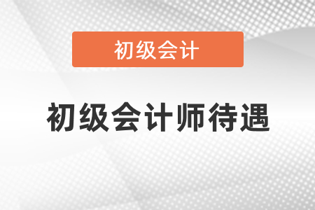 初級會計師待遇怎么樣？