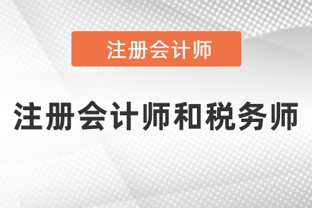 注冊(cè)會(huì)計(jì)師和稅務(wù)師可以一起復(fù)習(xí)？