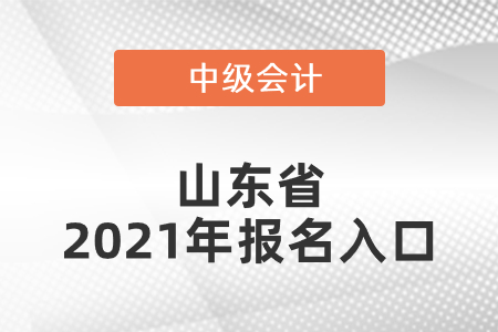 山東省泰安中級(jí)會(huì)計(jì)師2021年報(bào)名入口